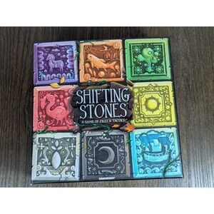 SHIFTING STONES Tiles & Tactics - Family Strategy Card Game COMPLETE Gamewright